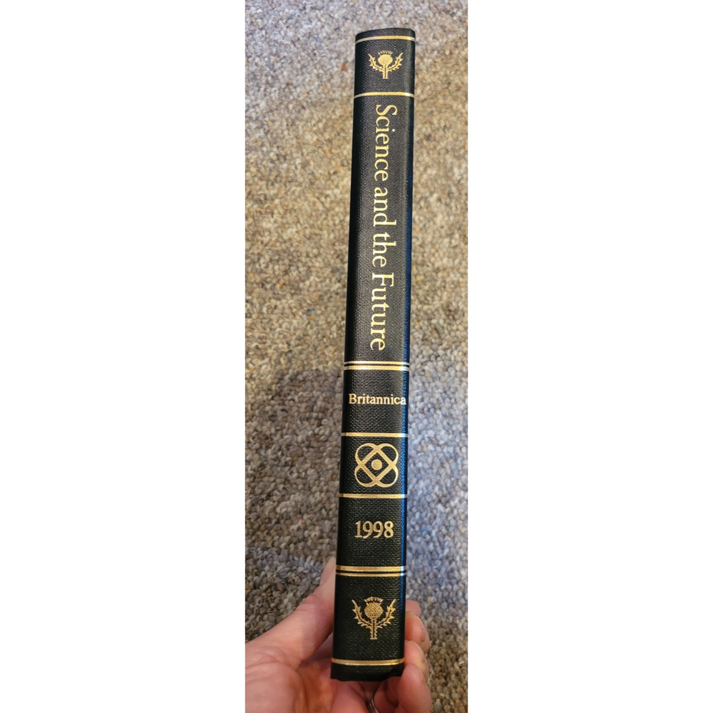 1998 Britannica Yearbook‎ of Science And The Future Hardcover Book Encyclopedia